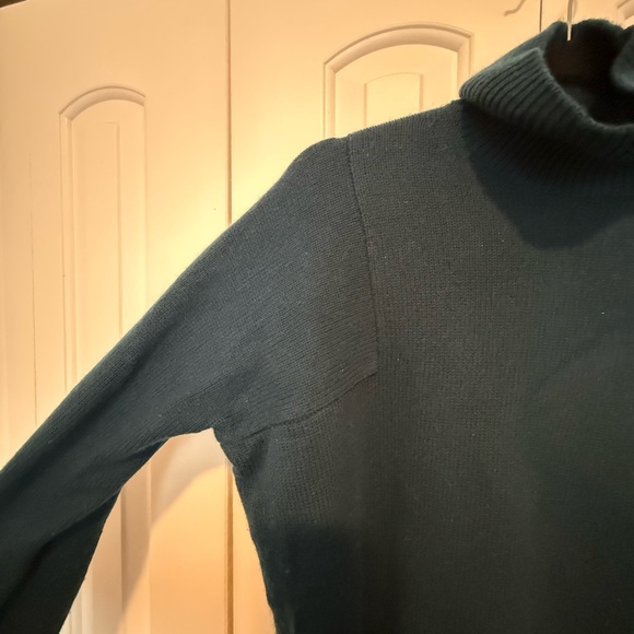 Athleta Teal Ribbed Knit Sweater - Picture 3 of 3